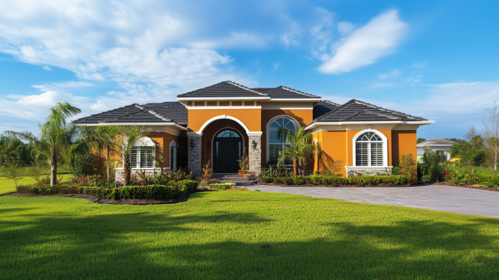 exterior home painted